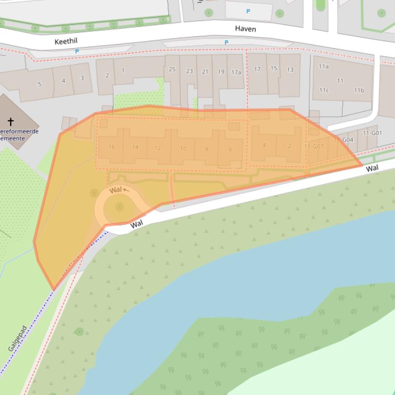 Kaart van postcodegebied 4695CL.
