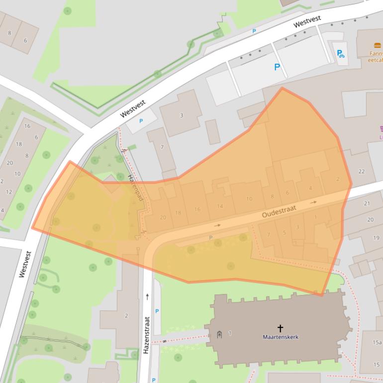 Kaart van postcodegebied 4695CW.