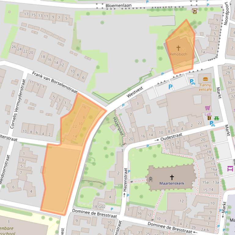 Kaart van postcodegebied 4695EB.