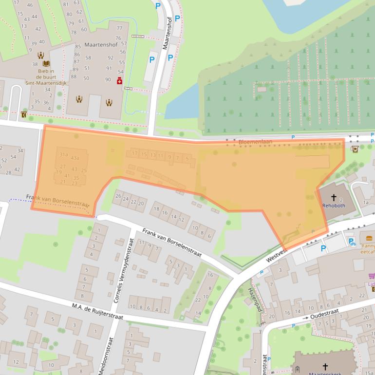 Kaart van postcodegebied 4695EE.