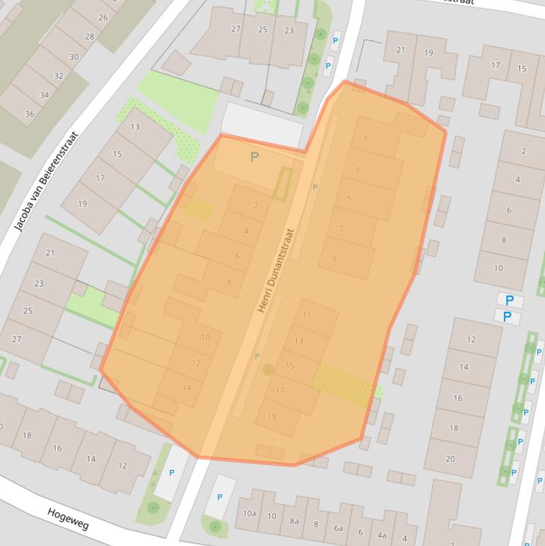 Kaart van postcodegebied 4695EV.