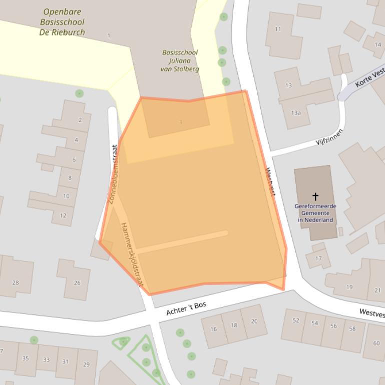 Kaart van postcodegebied 4695GA.