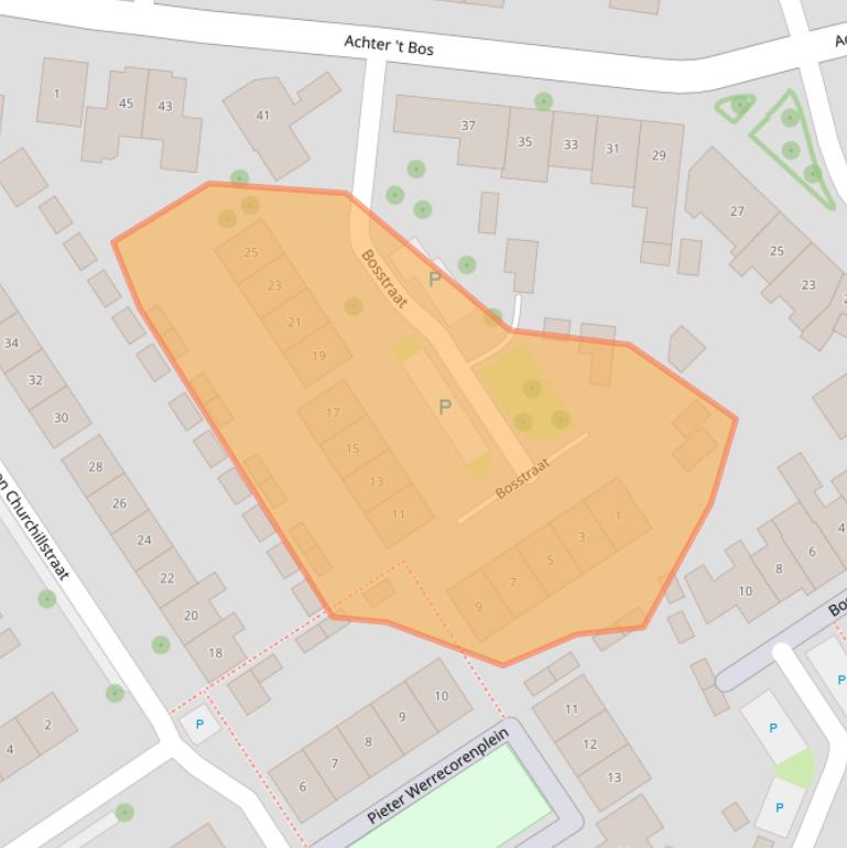 Kaart van postcodegebied 4695GD.