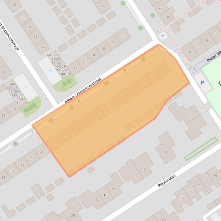 Kaart van postcodegebied 4695GL.