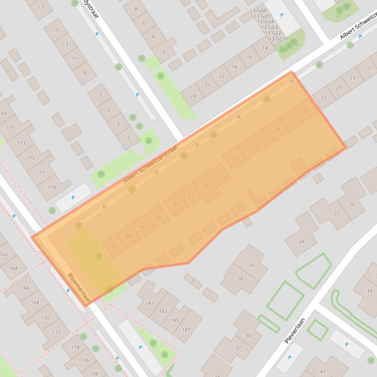 Kaart van postcodegebied 4695GM.