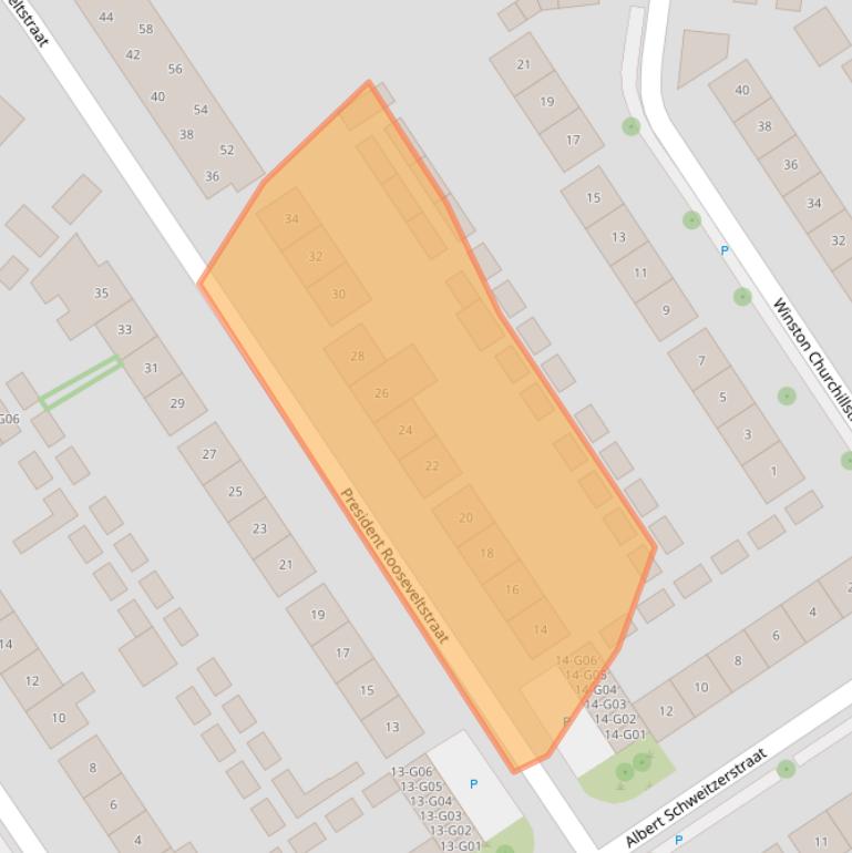 Kaart van postcodegebied 4695GR.