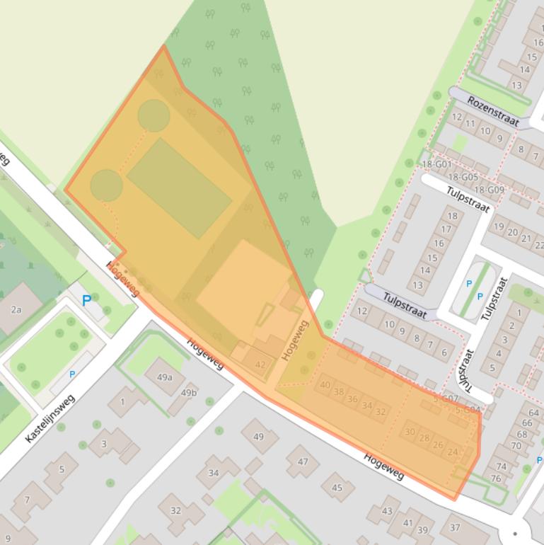 Kaart van postcodegebied 4695HN.