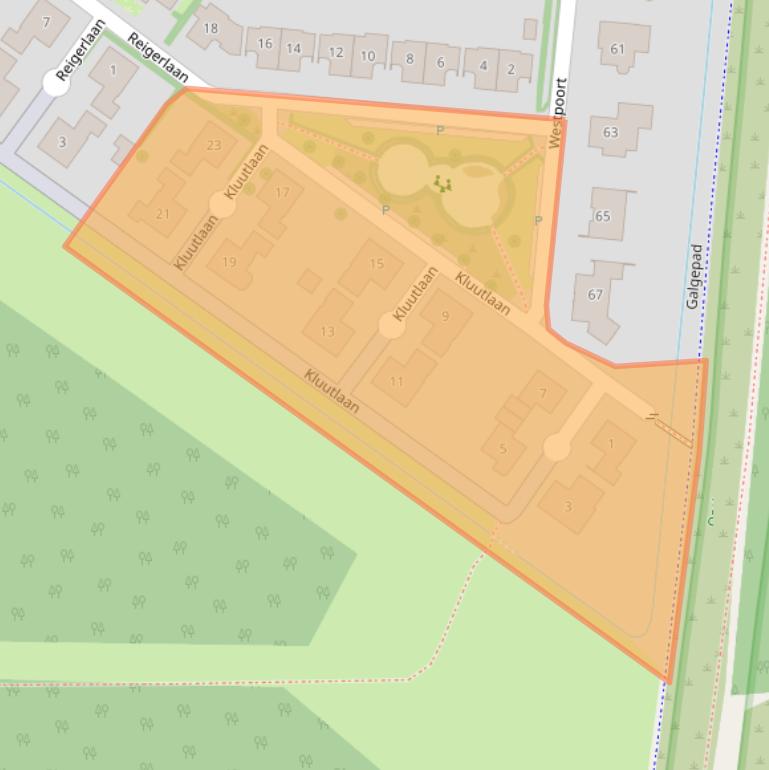 Kaart van postcodegebied 4695JK.