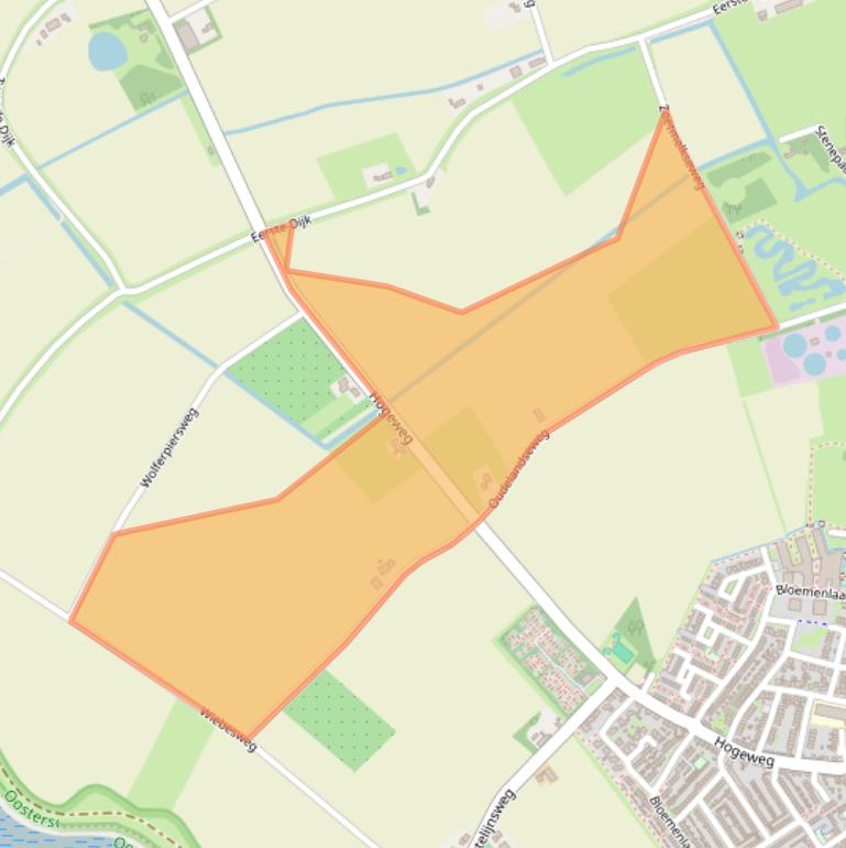 Kaart van postcodegebied 4695PA.