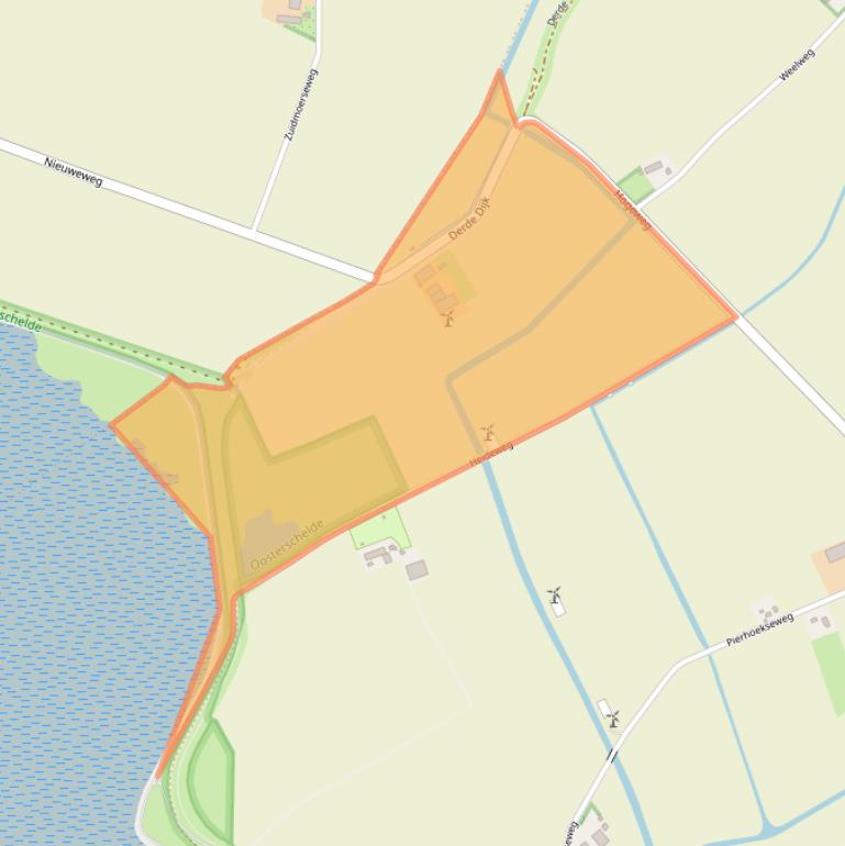 Kaart van postcodegebied 4695PH.