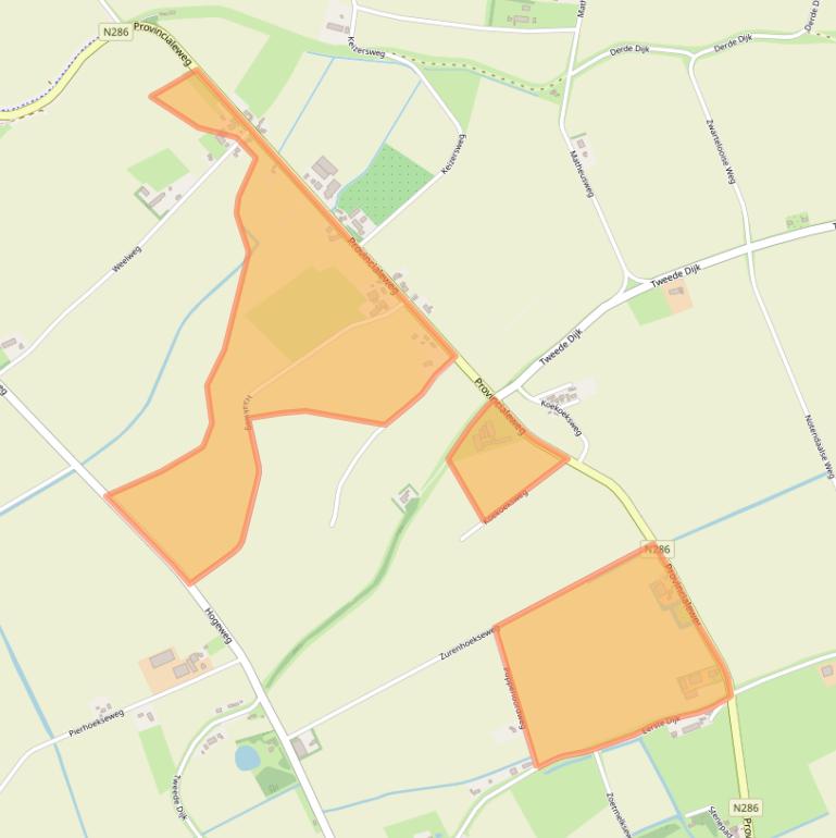 Kaart van postcodegebied 4695RM.