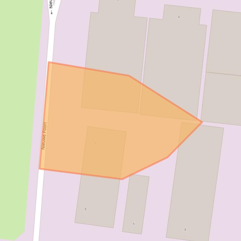 Kaart van postcodegebied 4695RX.