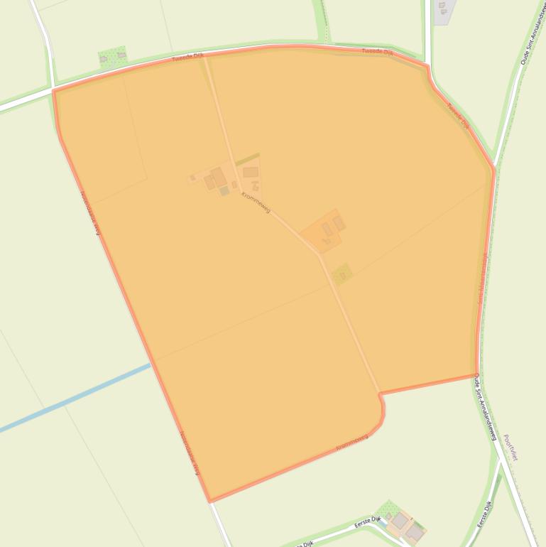 Kaart van postcodegebied 4695SC.