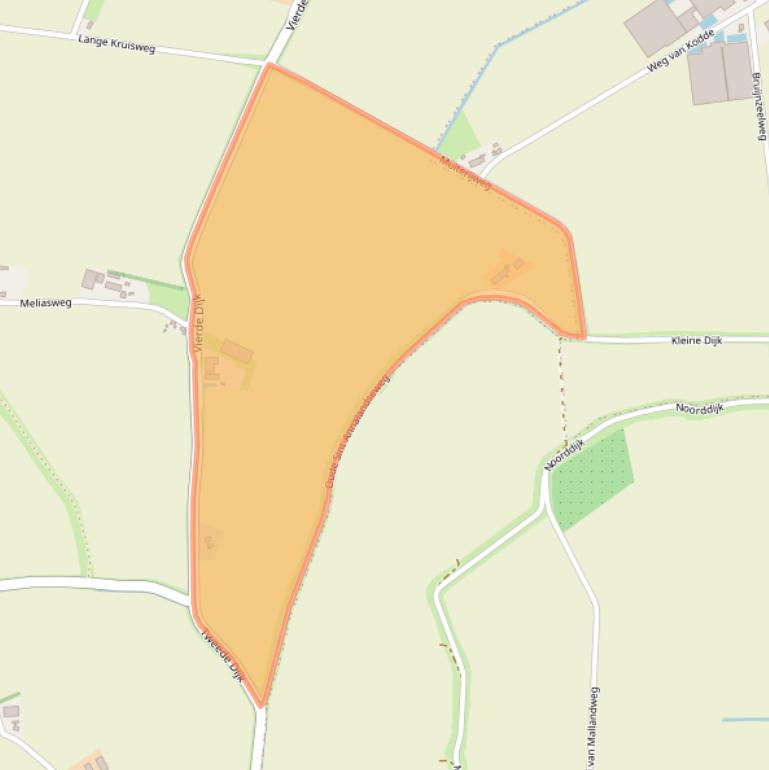 Kaart van postcodegebied 4695SH.