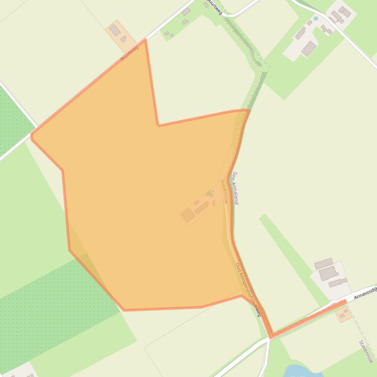 Kaart van postcodegebied 4696PG.