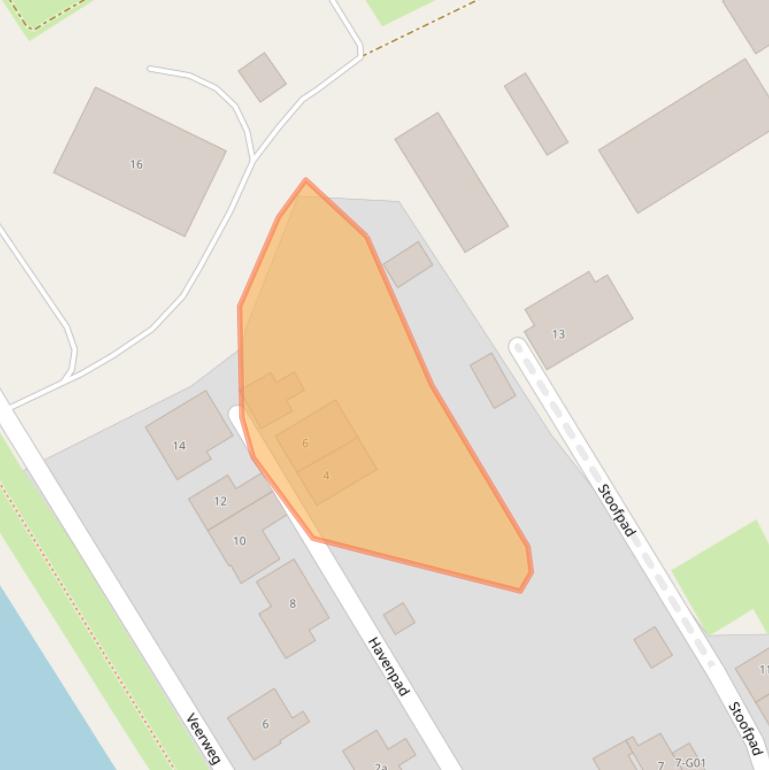 Kaart van postcodegebied 4696RN.