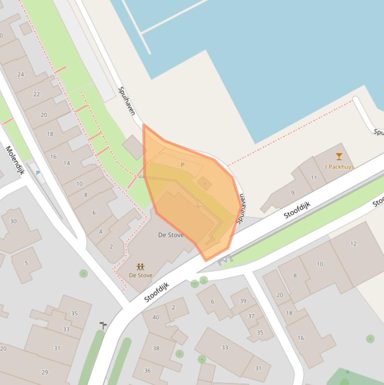 Kaart van postcodegebied 4696RX.