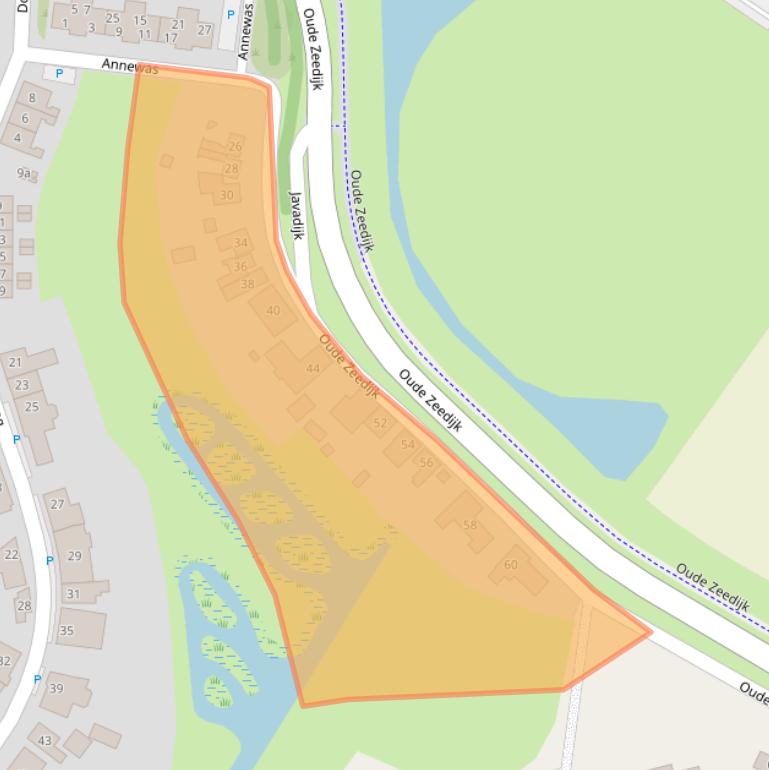 Kaart van postcodegebied 4697BA.