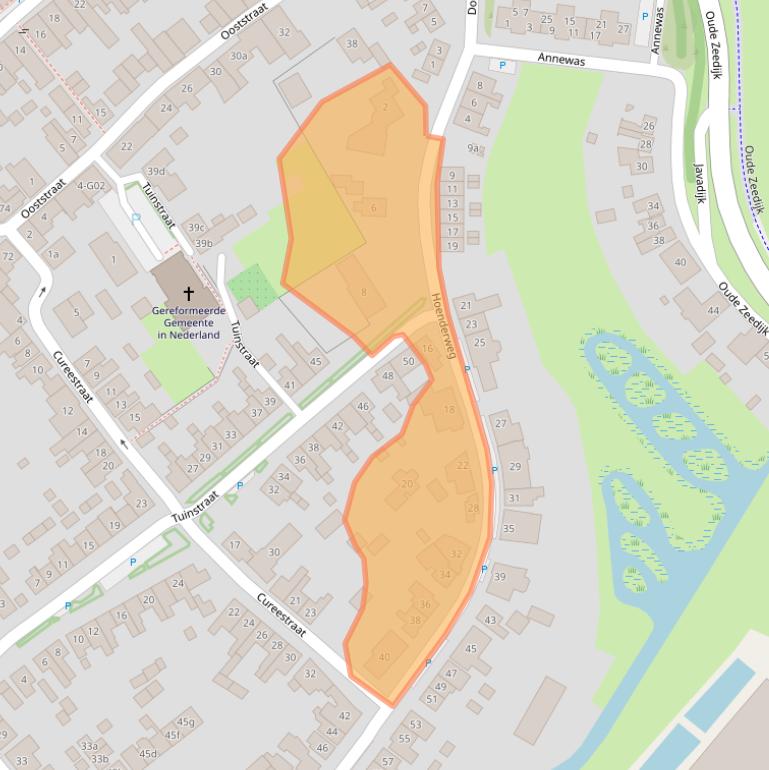 Kaart van postcodegebied 4697BK.