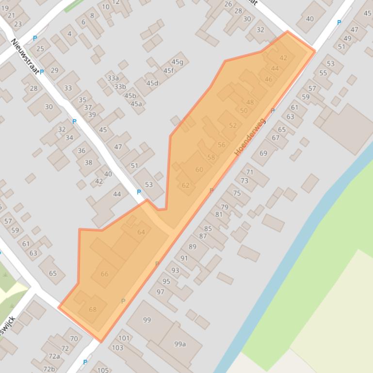 Kaart van postcodegebied 4697BL.