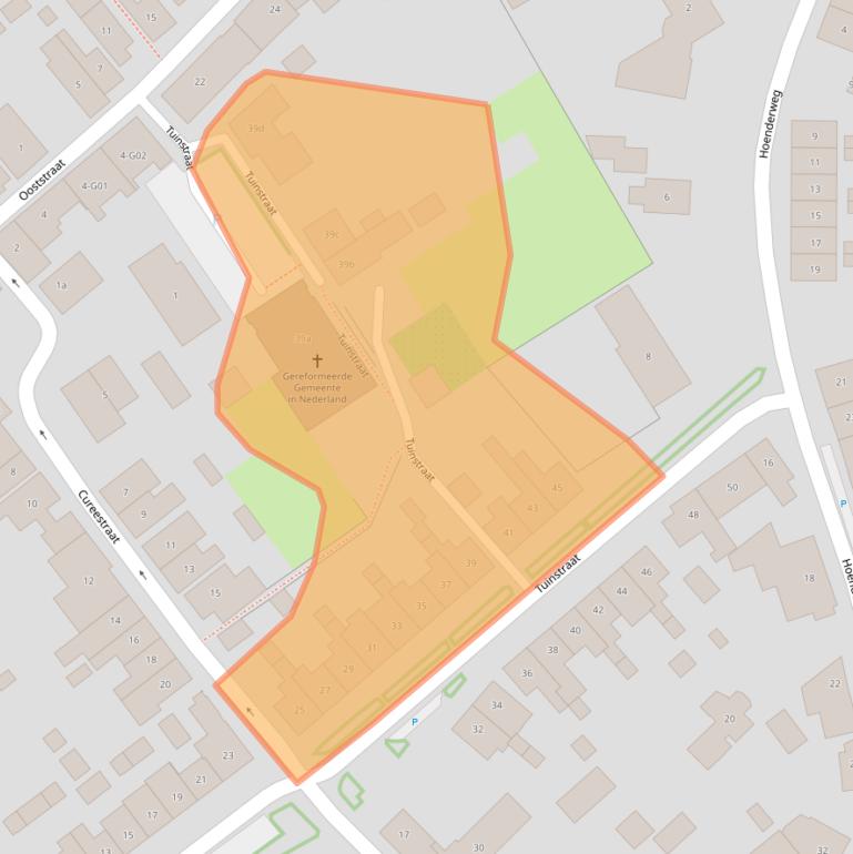 Kaart van postcodegebied 4697BP.