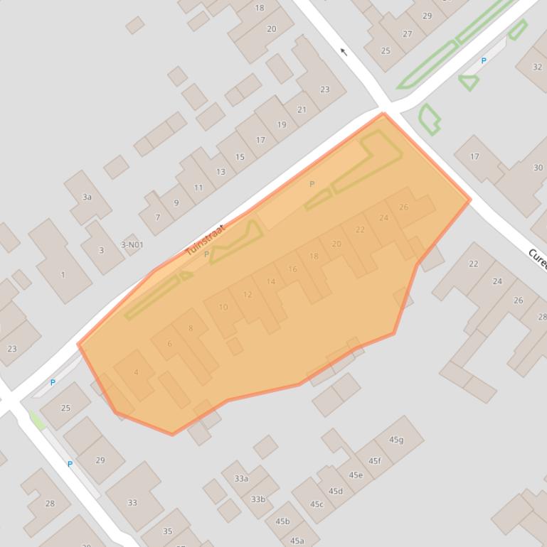 Kaart van postcodegebied 4697BR.