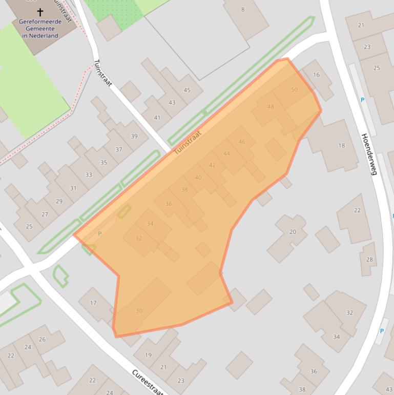 Kaart van postcodegebied 4697BS.