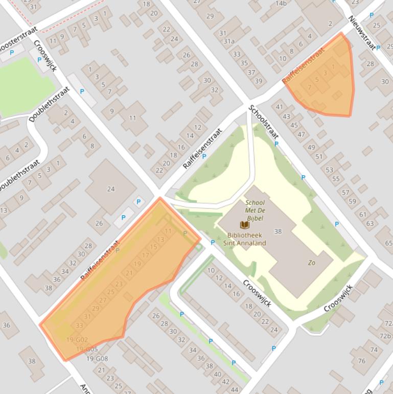 Kaart van postcodegebied 4697CE.