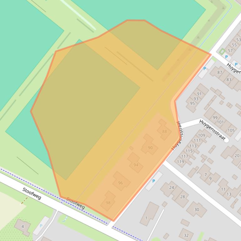 Kaart van postcodegebied 4697CK.