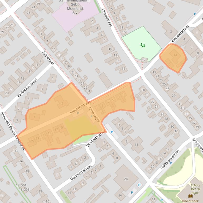 Kaart van postcodegebied 4697CR.