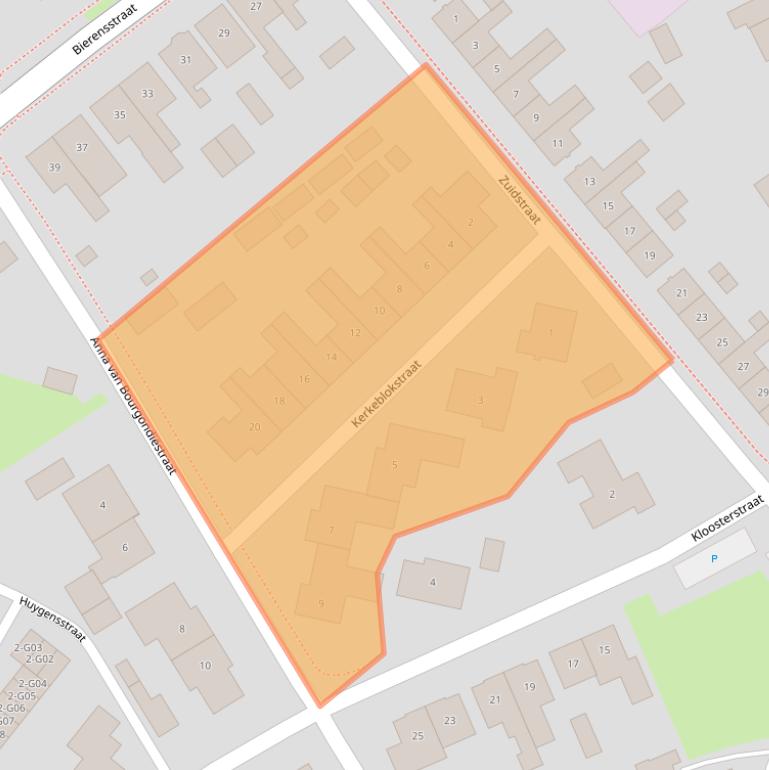 Kaart van postcodegebied 4697CT.