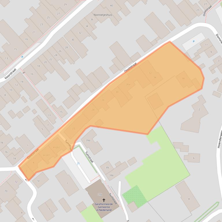 Kaart van postcodegebied 4697EG.