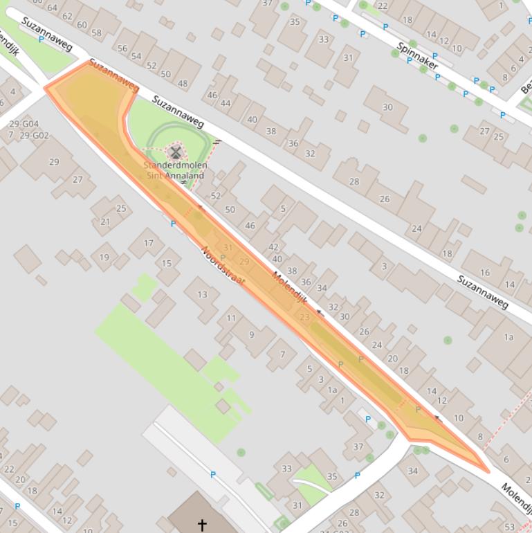 Kaart van postcodegebied 4697ES.