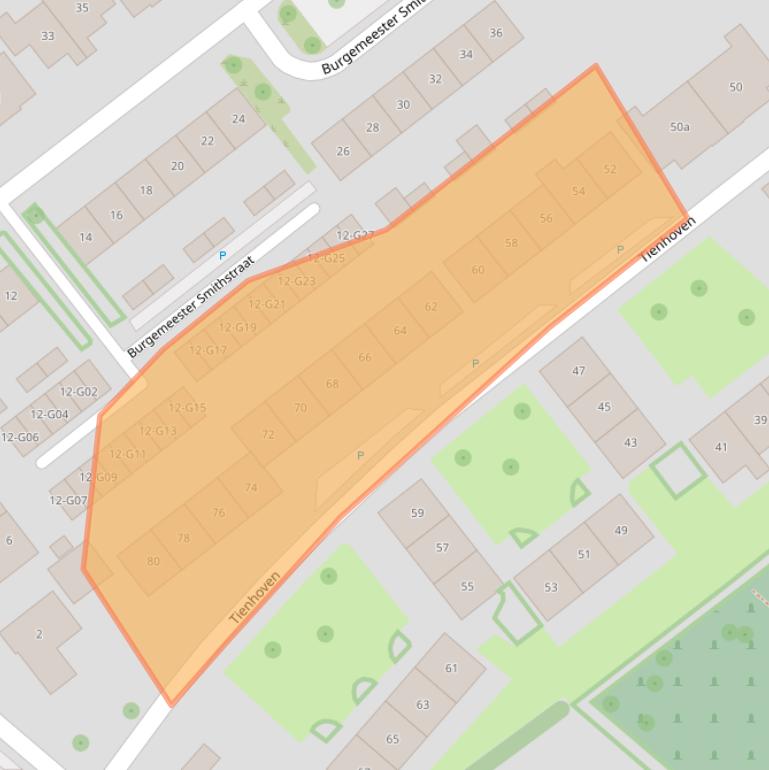 Kaart van postcodegebied 4697GS.