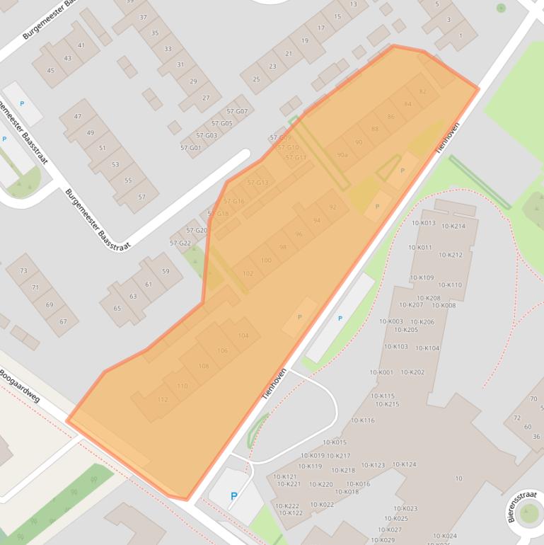 Kaart van postcodegebied 4697GT.