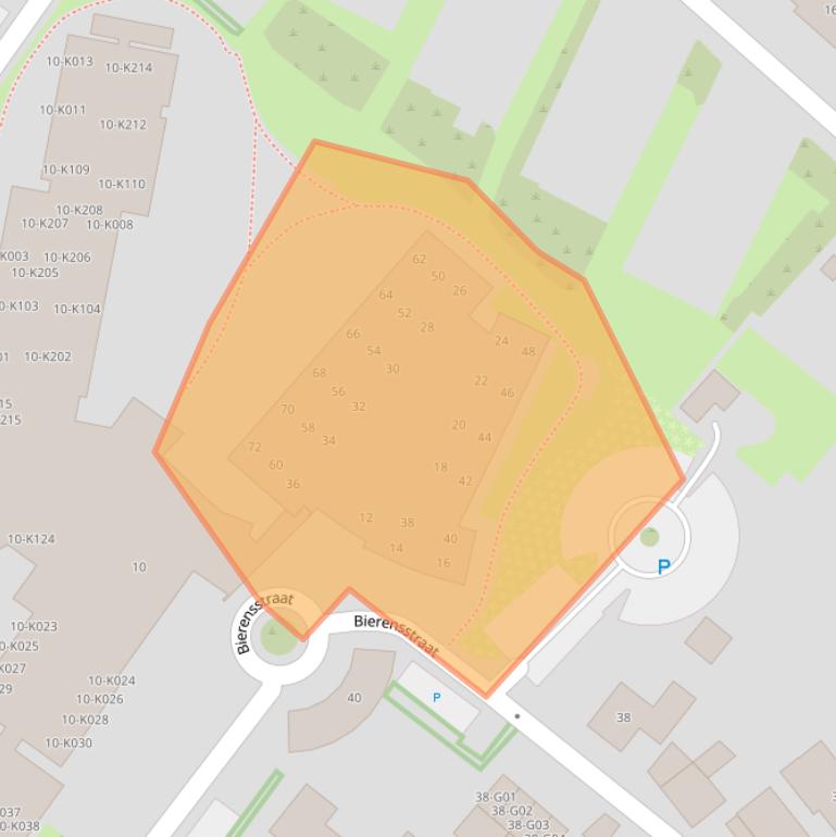 Kaart van postcodegebied 4697GZ.