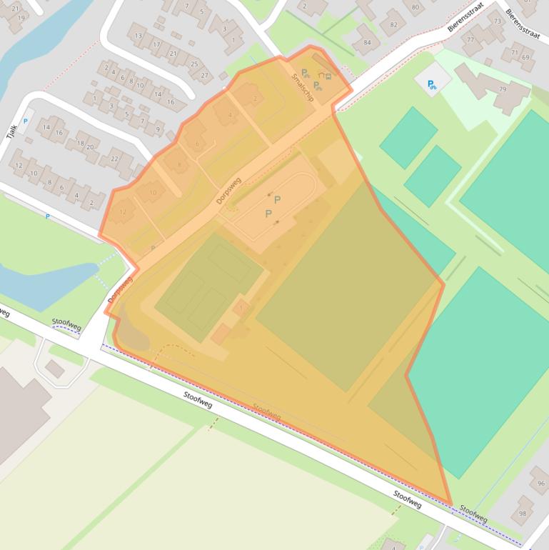 Kaart van postcodegebied 4697HH.