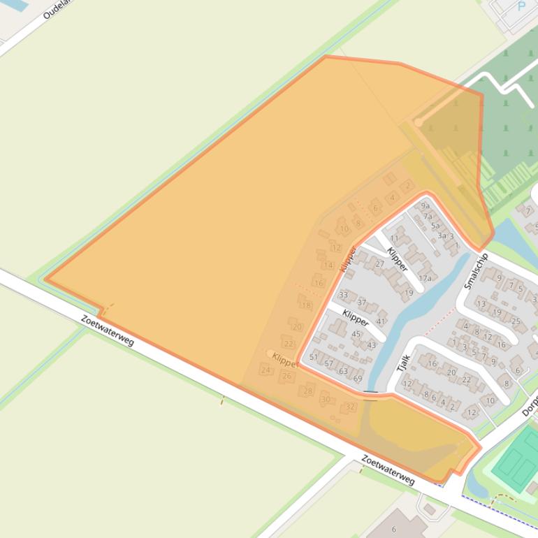 Kaart van postcodegebied 4697HM.