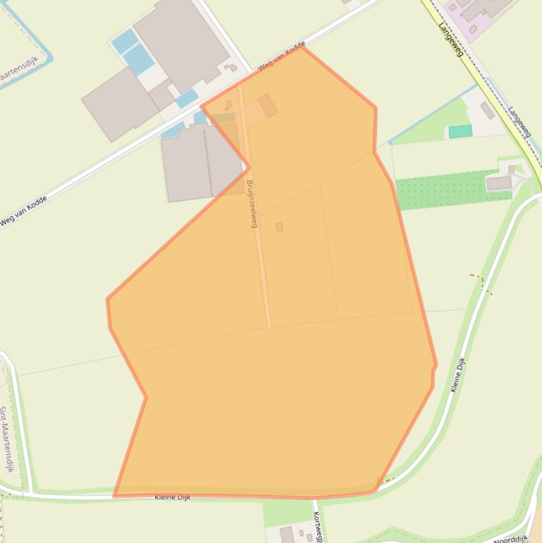 Kaart van postcodegebied 4697PH.