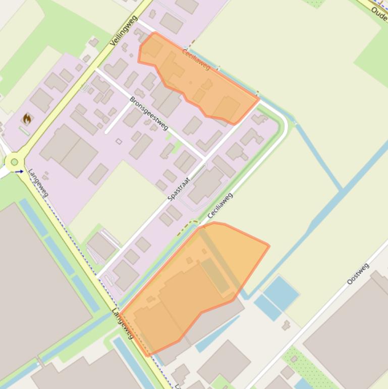 Kaart van postcodegebied 4697RV.