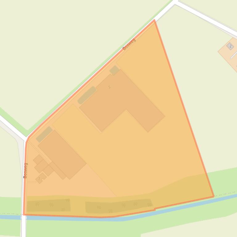 Kaart van postcodegebied 4697RW.