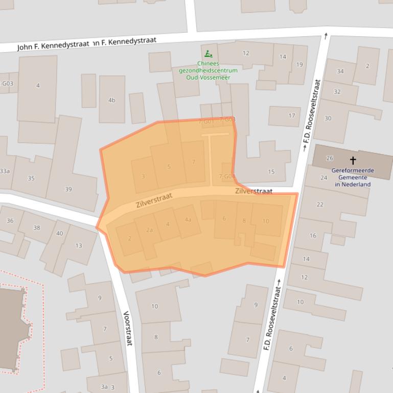 Kaart van postcodegebied 4698AD.