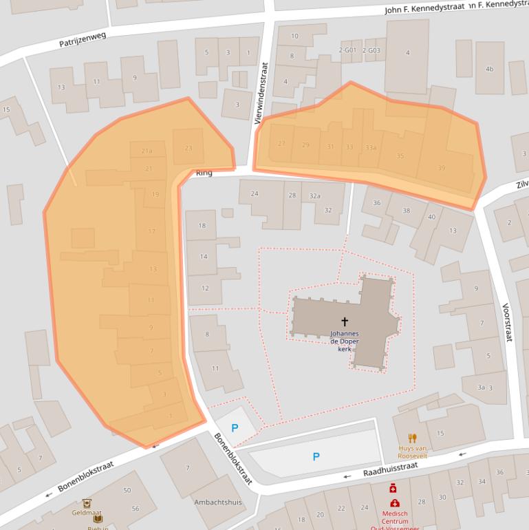 Kaart van postcodegebied 4698AG.