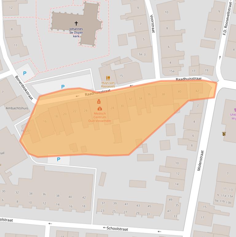 Kaart van postcodegebied 4698AK.