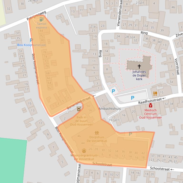 Kaart van postcodegebied 4698AM.