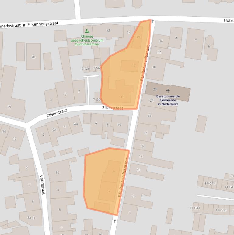 Kaart van postcodegebied 4698BE.