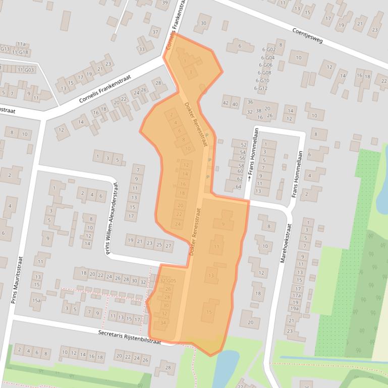 Kaart van postcodegebied 4698CD.