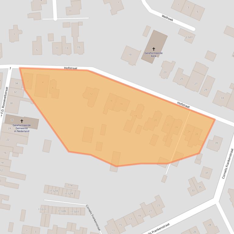 Kaart van postcodegebied 4698CJ.