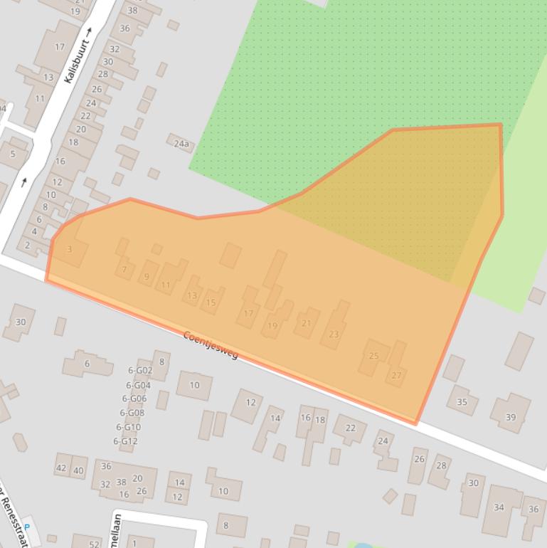 Kaart van postcodegebied 4698CK.