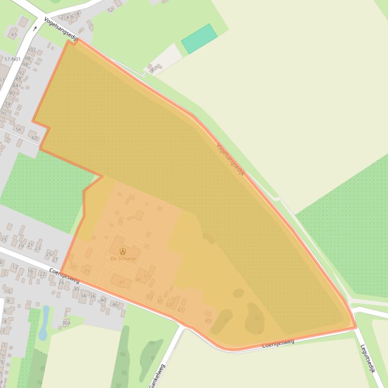 Kaart van postcodegebied 4698CL.